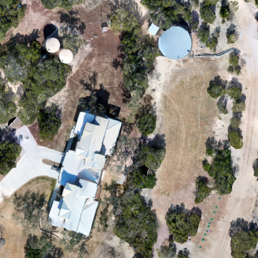 A Hill Country ranch house, pool and outbuildings at 12.9 cm per pixel from an Embry Solutions mapping flight